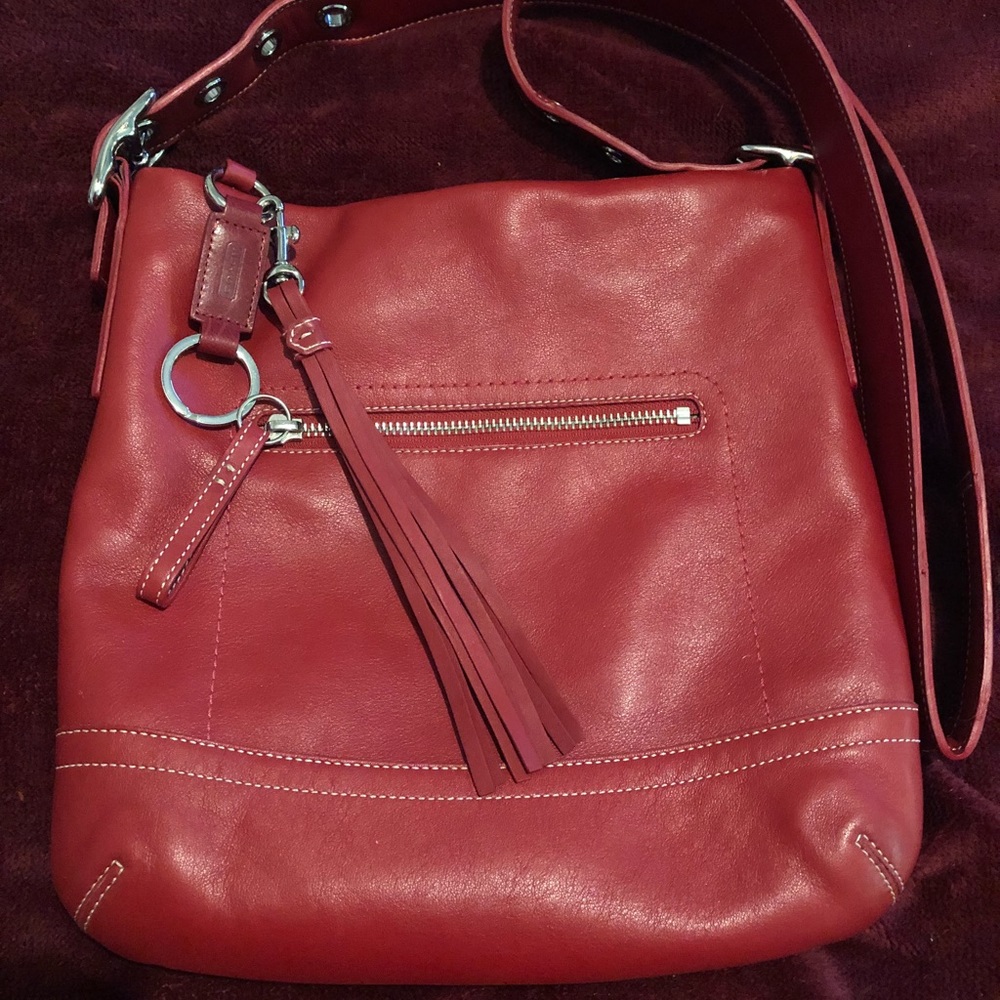 Red Coach Purse